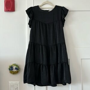 Altar’d State Tiered Black Dress